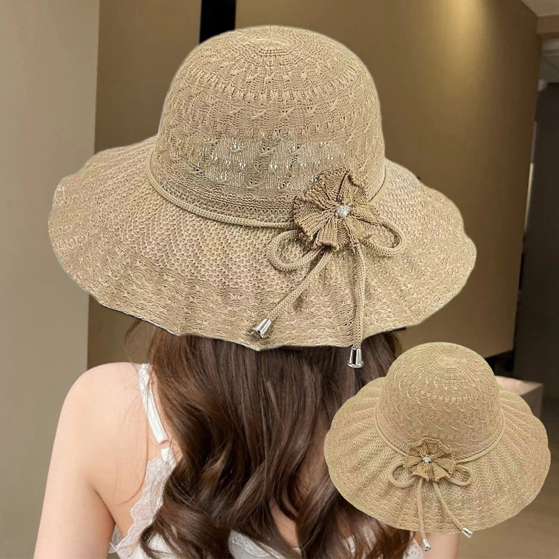 Bucket Hat Summer Sun Hat Wide - đánh giá và giá Bucket Hat Straw