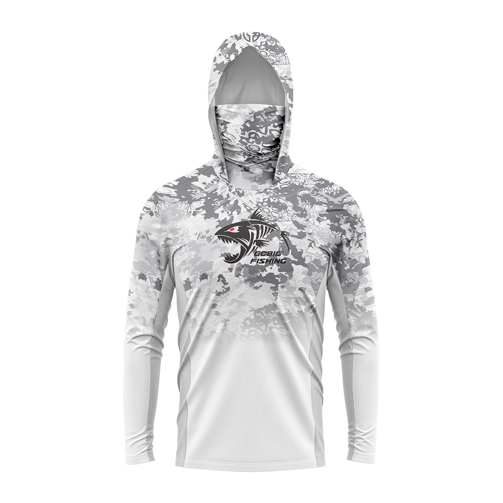 UPF50+ Hooded Fishing Shirt Bu - đánh giá và giá Tee Graphic Print