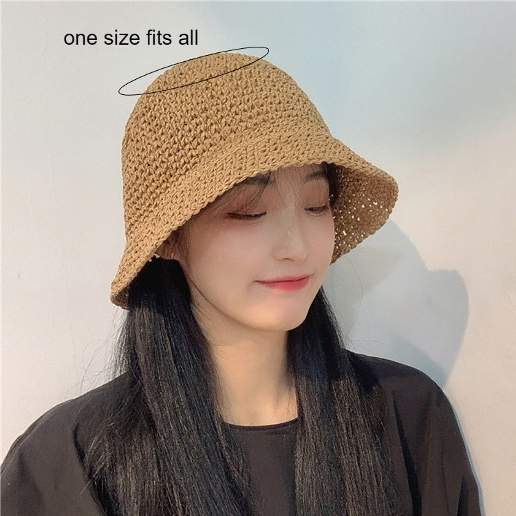 Foldable Handmade Woven Bucket - đánh giá và giá Bucket Hat Straw